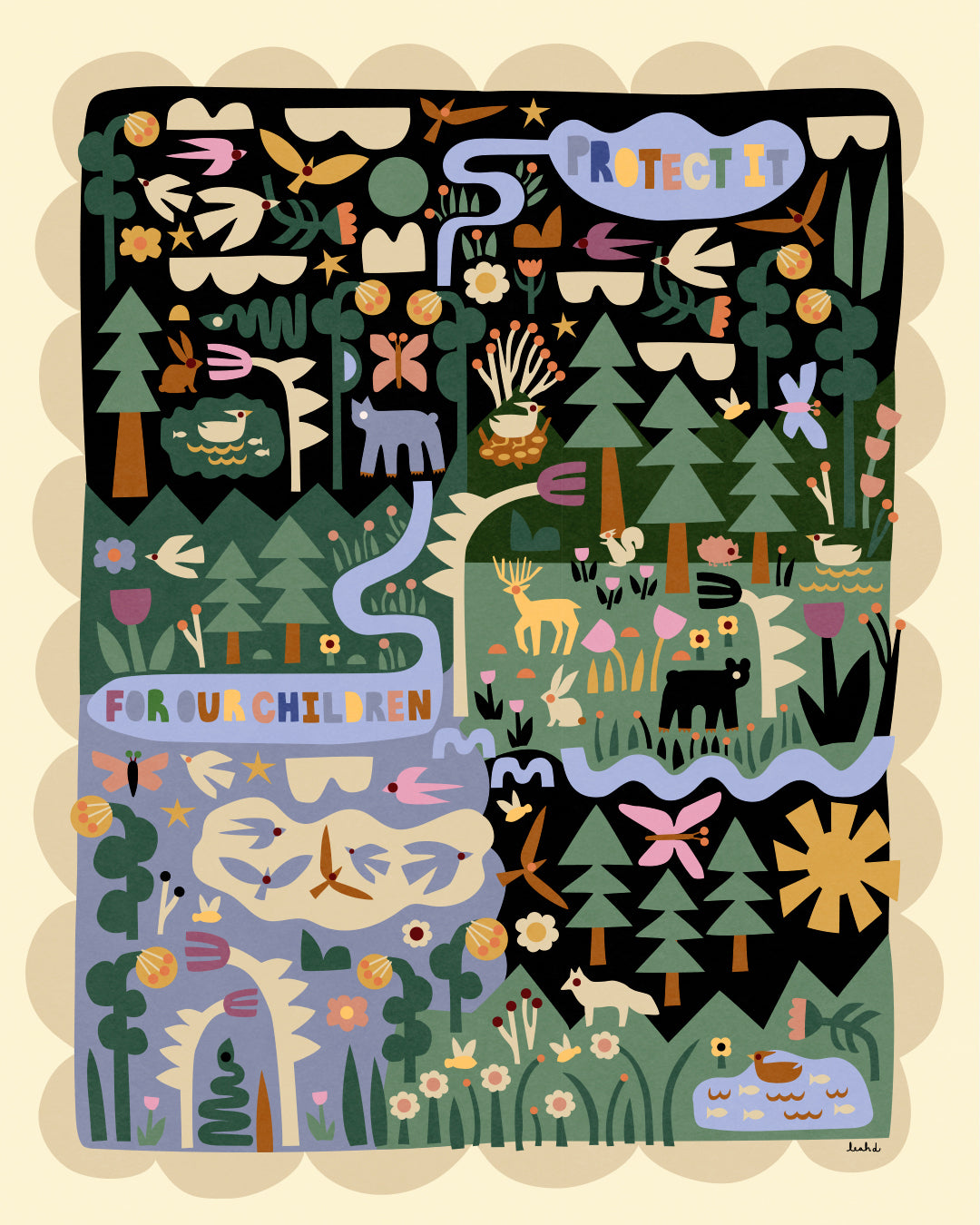 Protect Our Forests Print