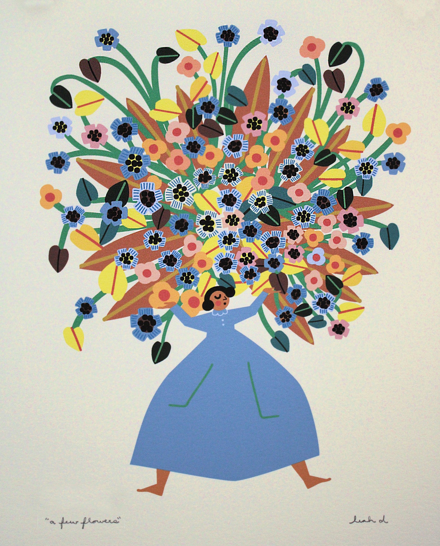 A Few Flowers Print Leah Duncan