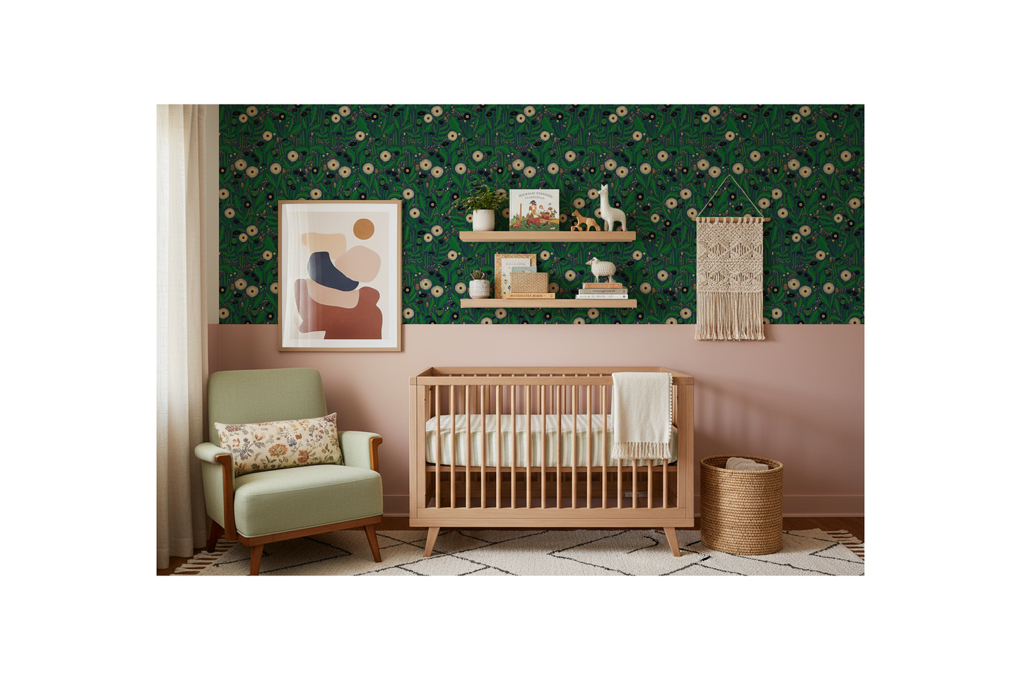 Dandelion Wallpaper Navy