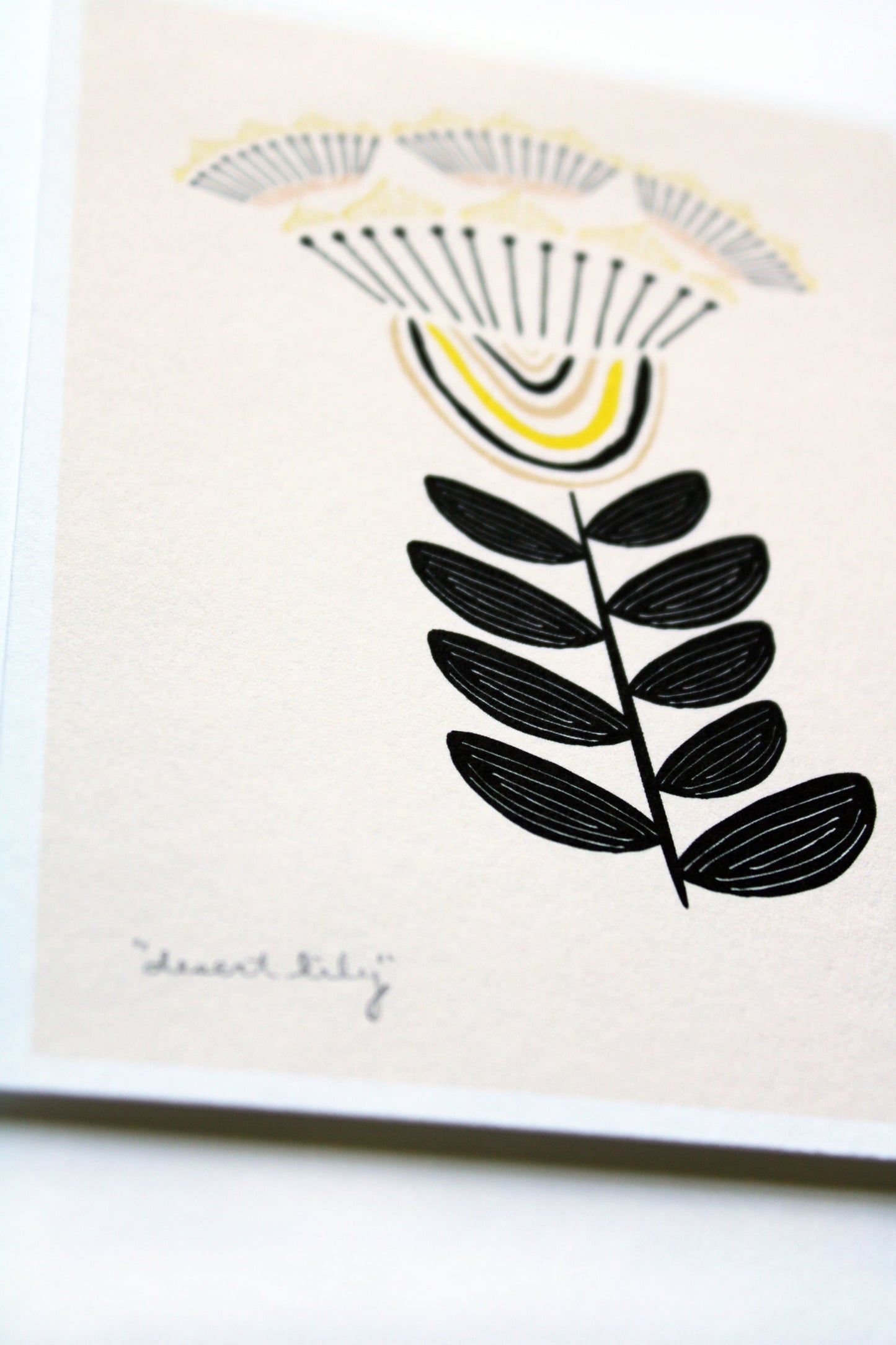 Desert Lily Print vendor-unknown