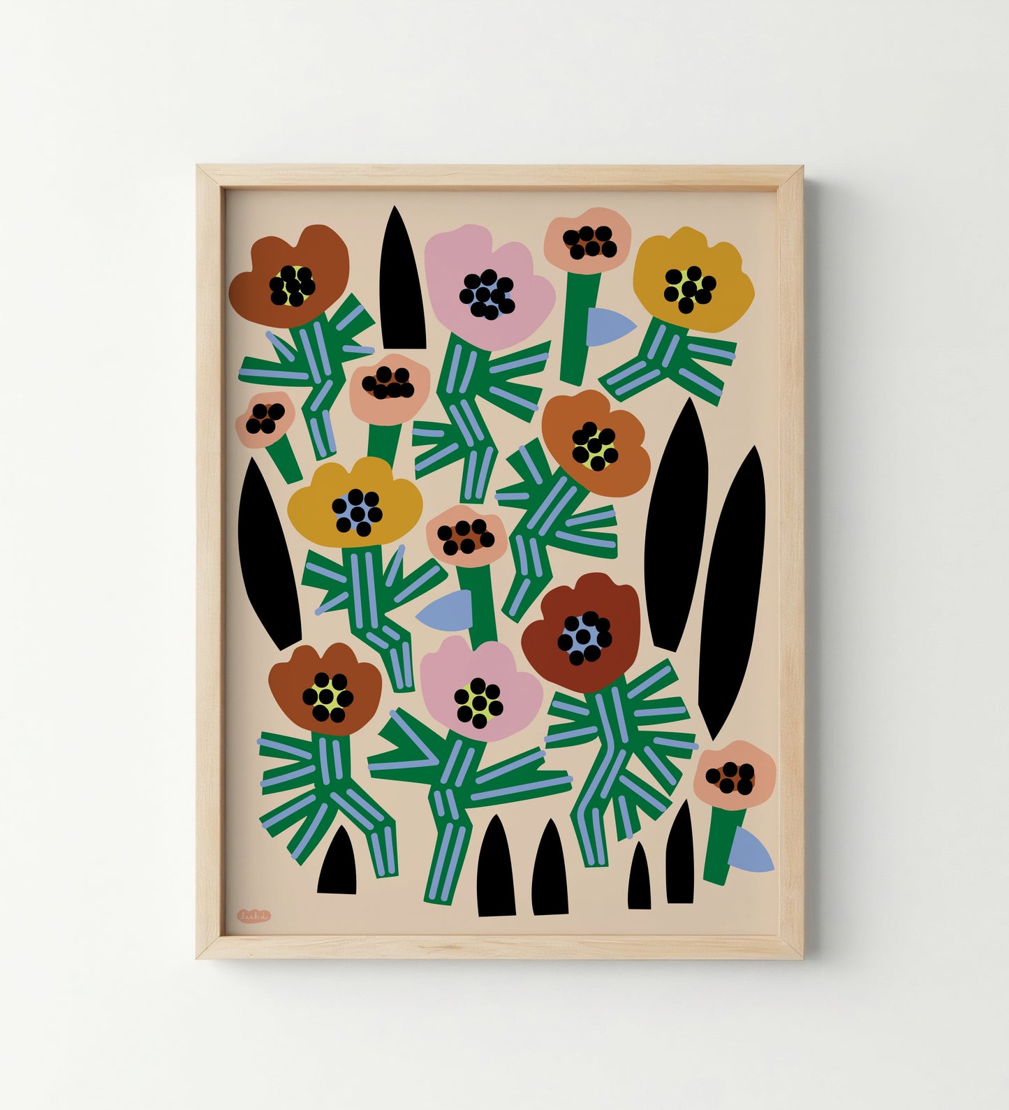 Flower Dance Large or Framed Print Leah Duncan