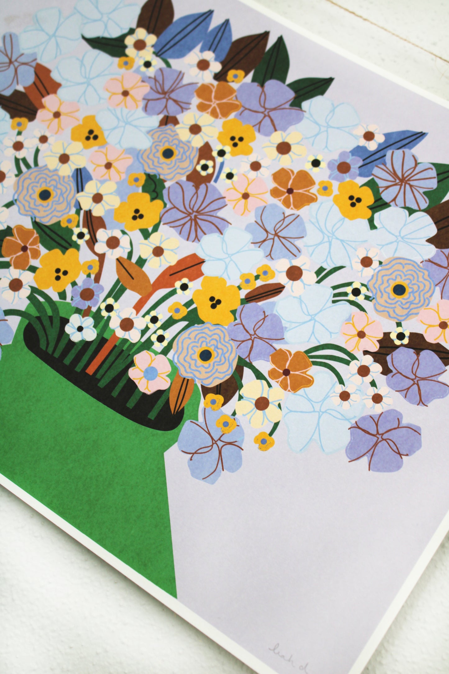 Flower Portrait Print