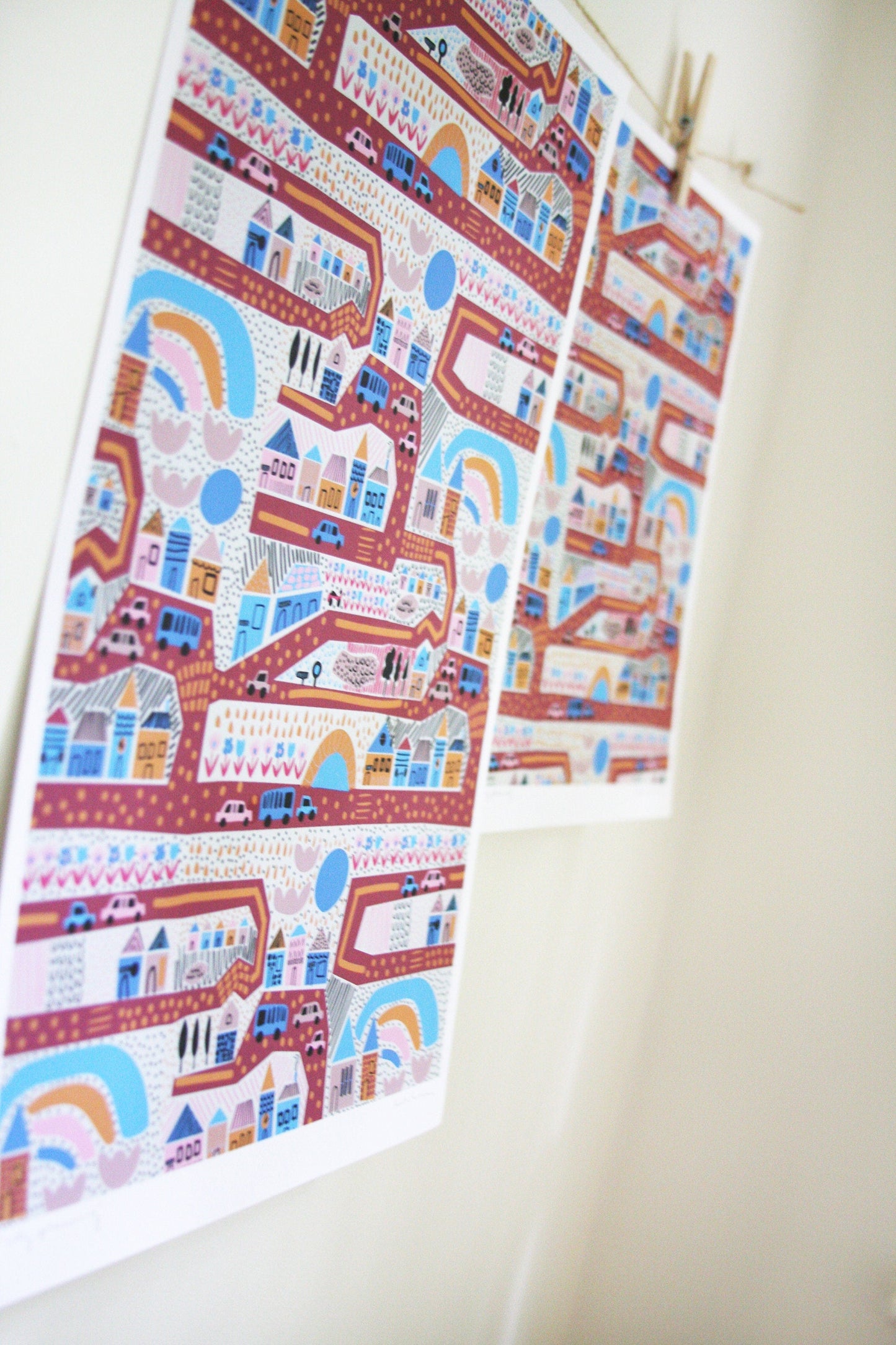 City Planning Autumn Print vendor-unknown