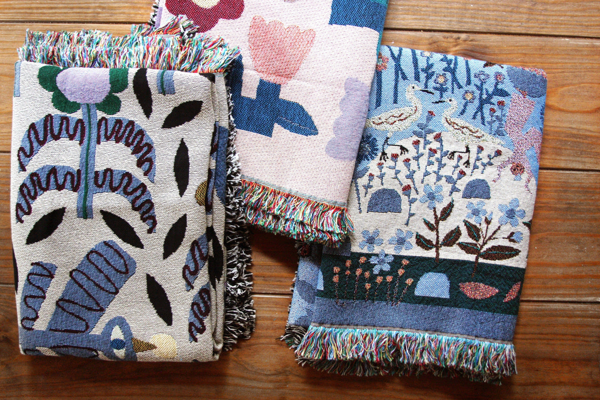Pollinate Throw Blanket Tapestry vendor-unknown