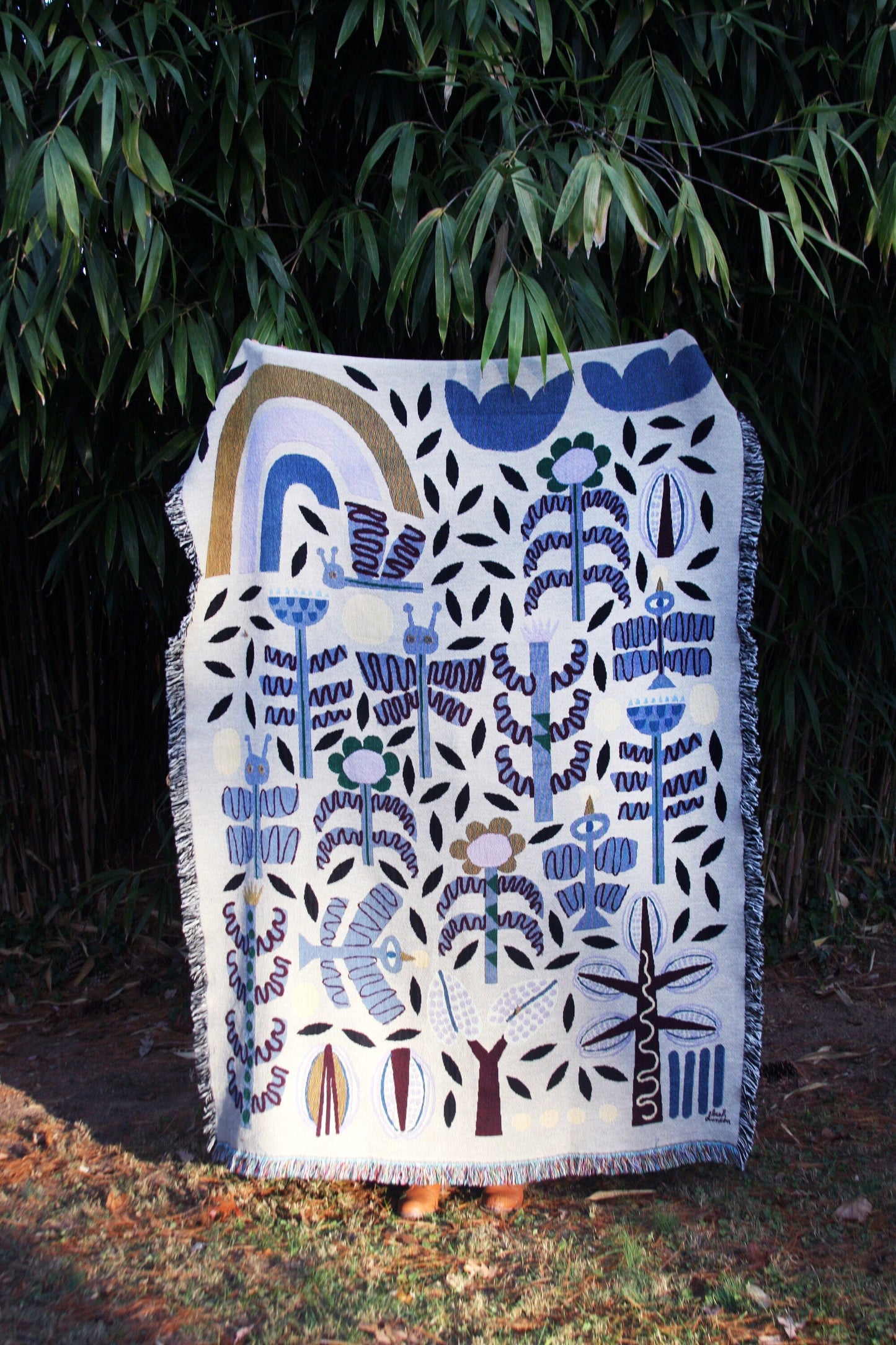 Pollinate Throw Blanket Tapestry vendor-unknown