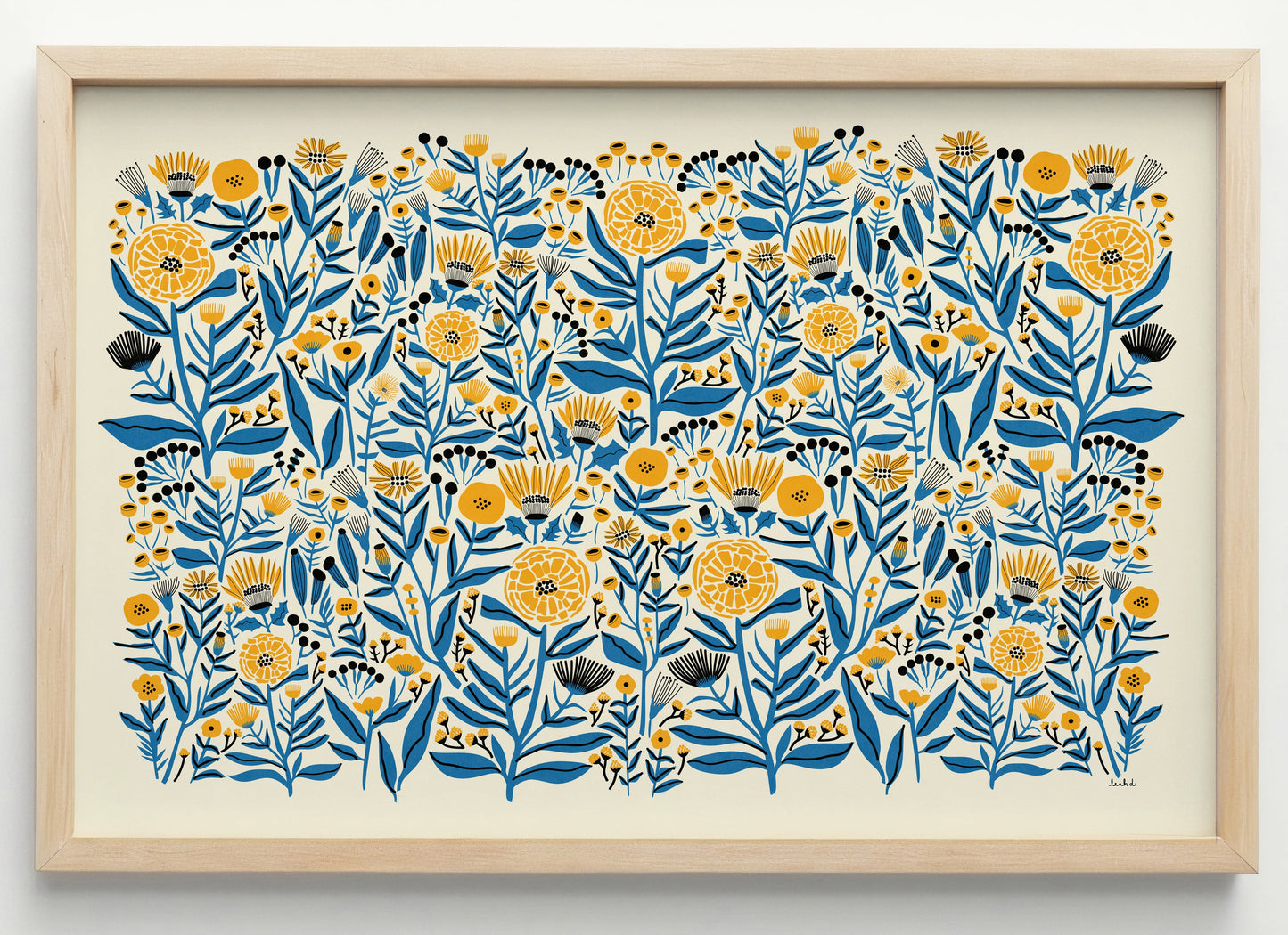 Marigold Large or Framed Horizontal Print Leah Duncan