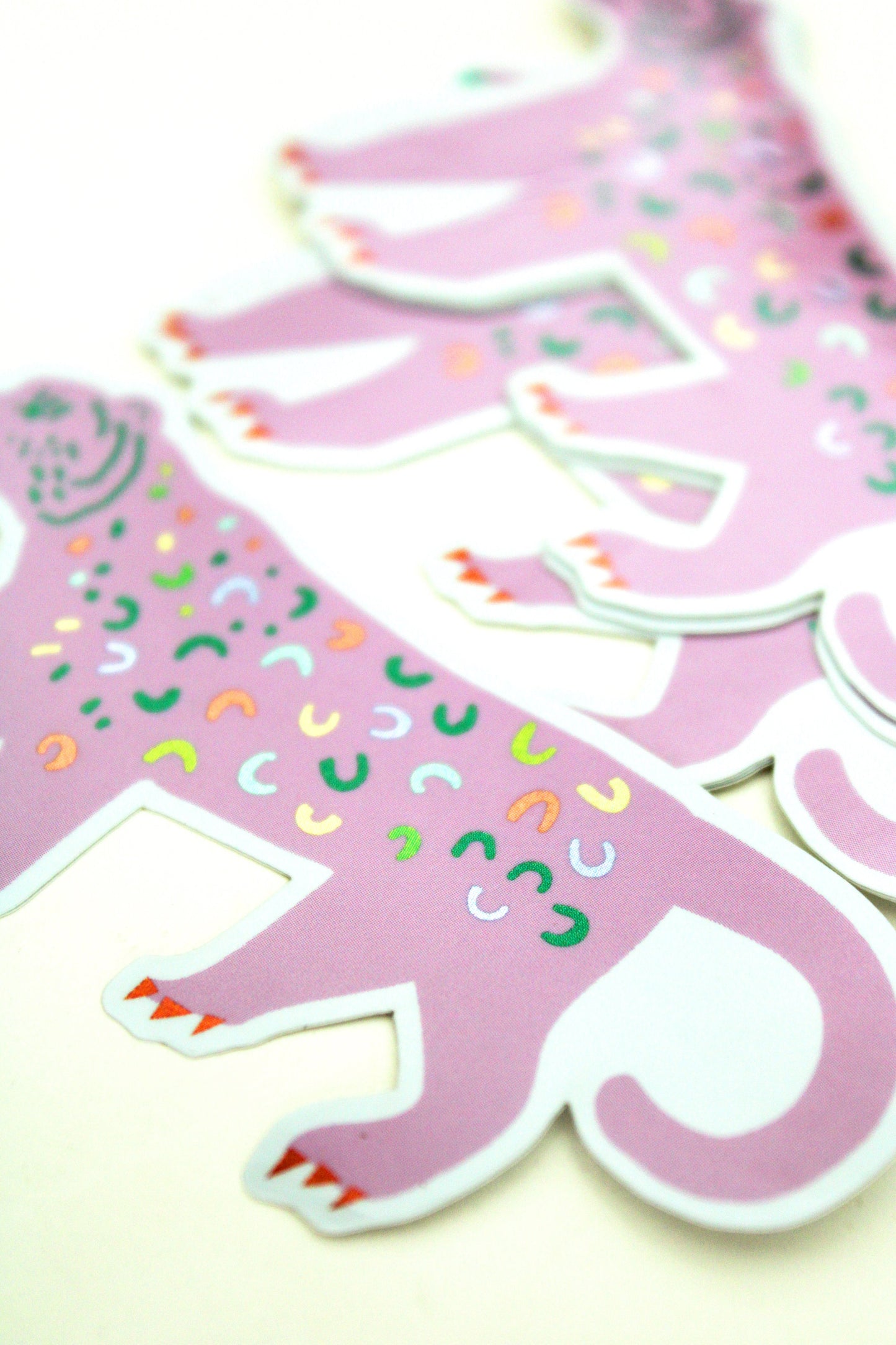 Jaguar Glitter Sticker Leah Duncan