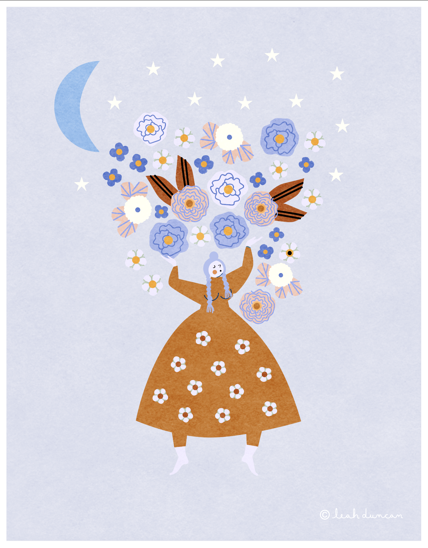 Moon Juggle Print