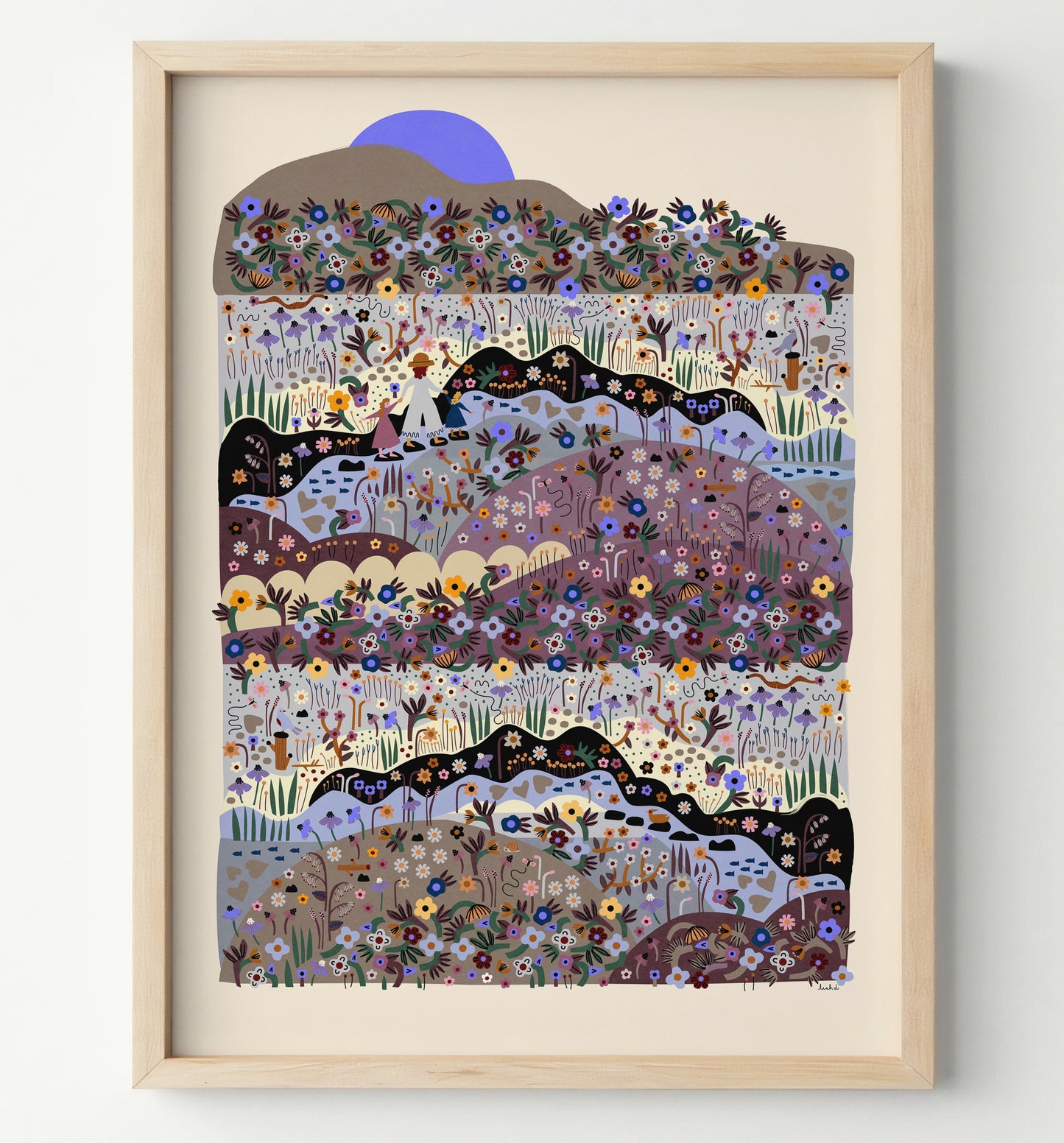 Moon Walk Large or Framed Print