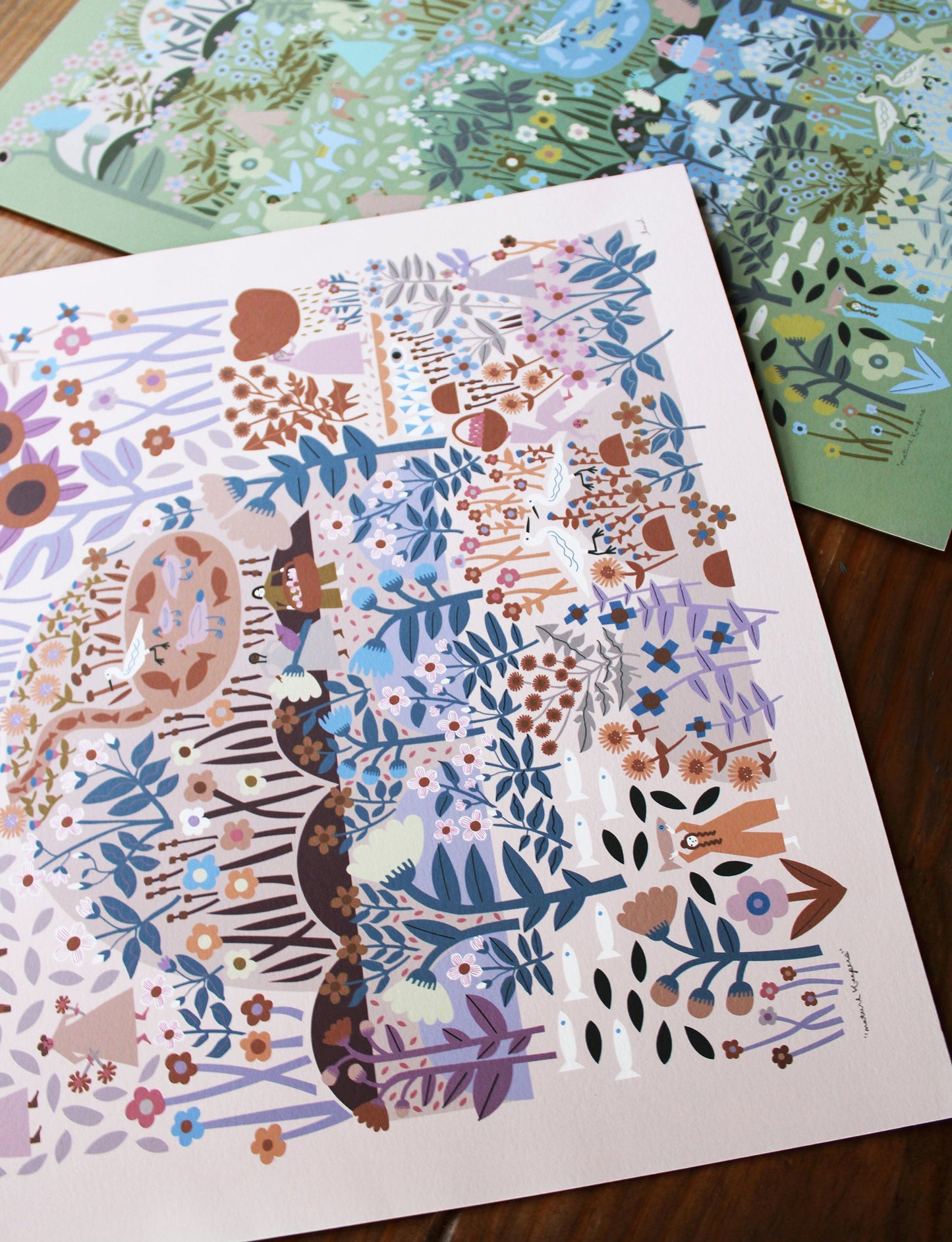 Nature Keepers Print Blush Leah Duncan