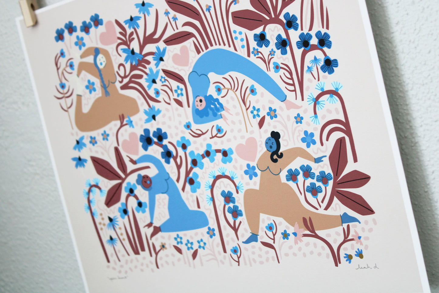 Open Heart Print Leah Duncan