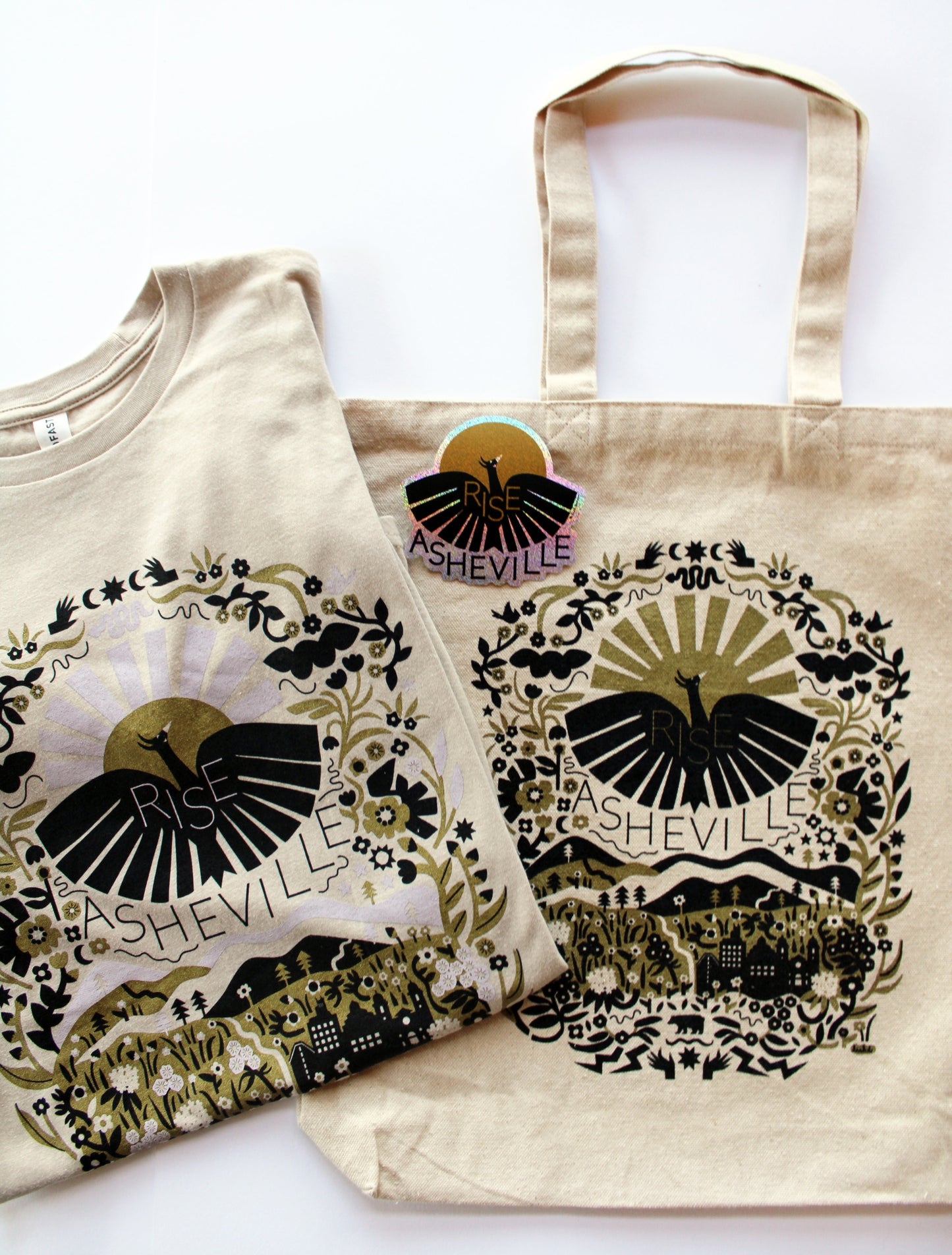 Rise Asheville Tote Bag Leah Duncan