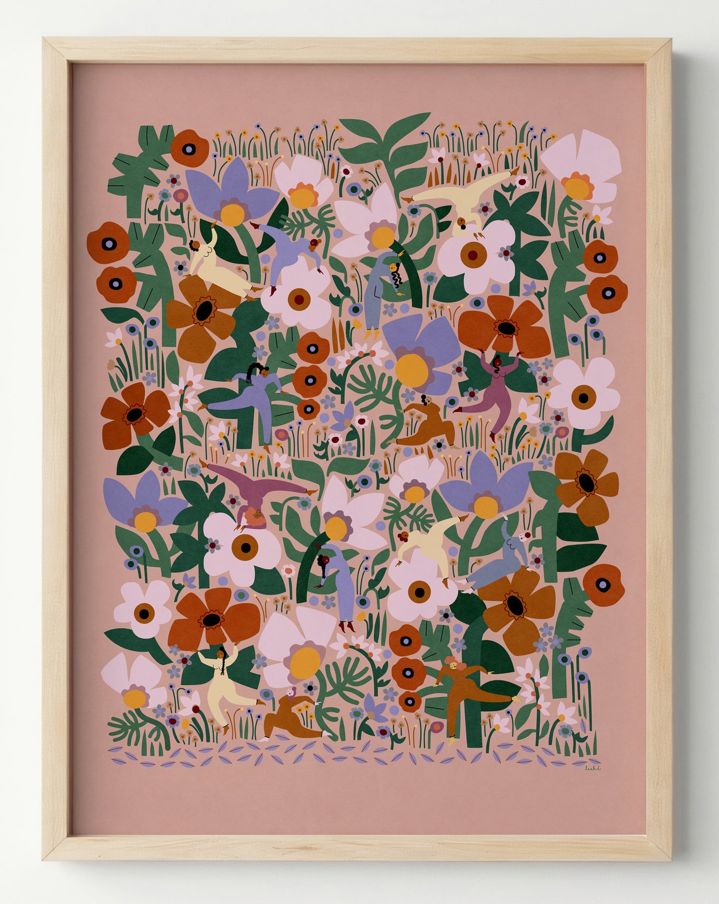 She Large or Framed Print