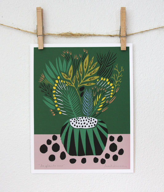 La Planta Uno Print