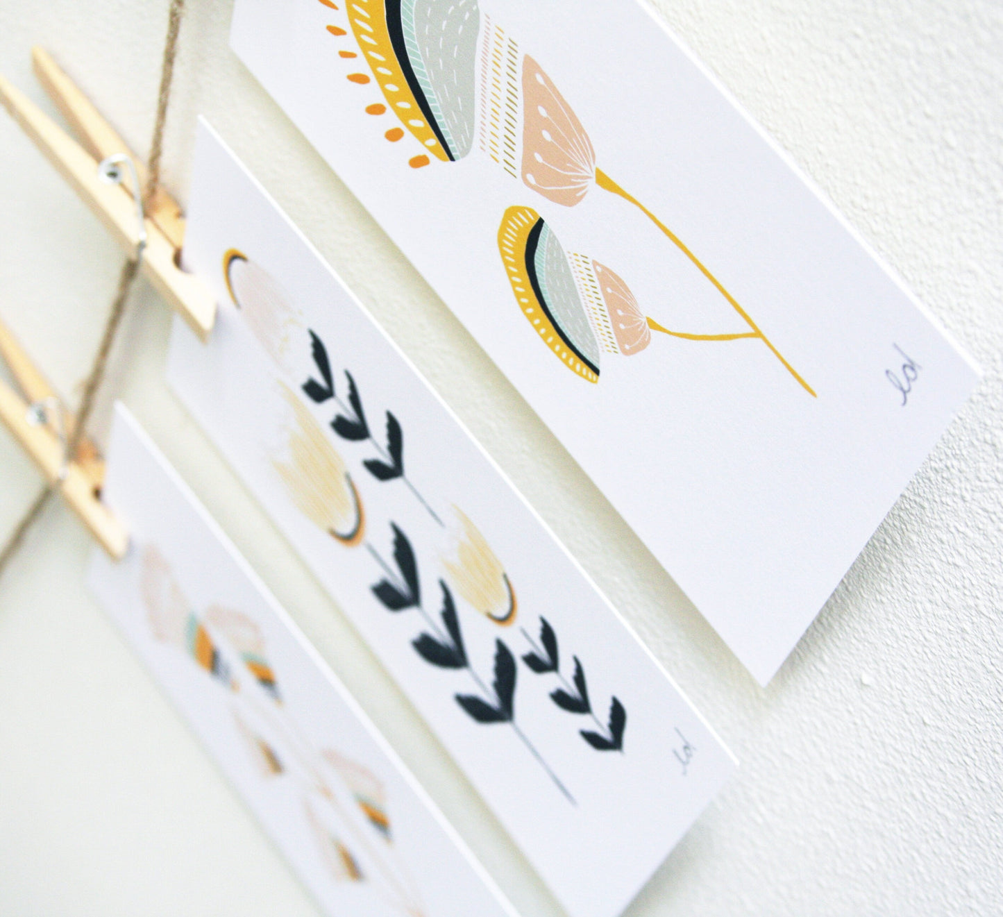 Desert Flowers Set of 3 Prints vendor-unknown