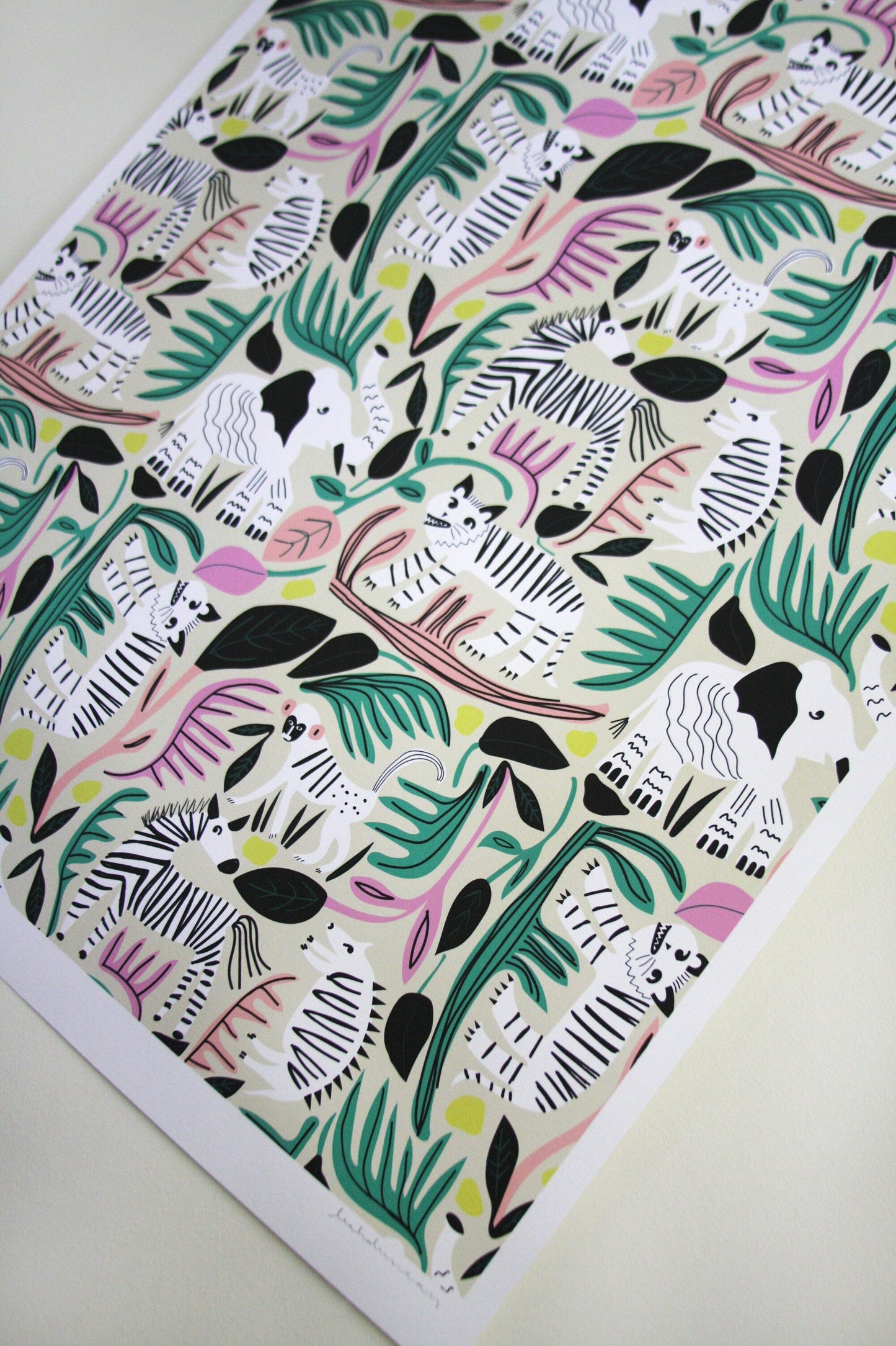 Jungle Forest Print vendor-unknown