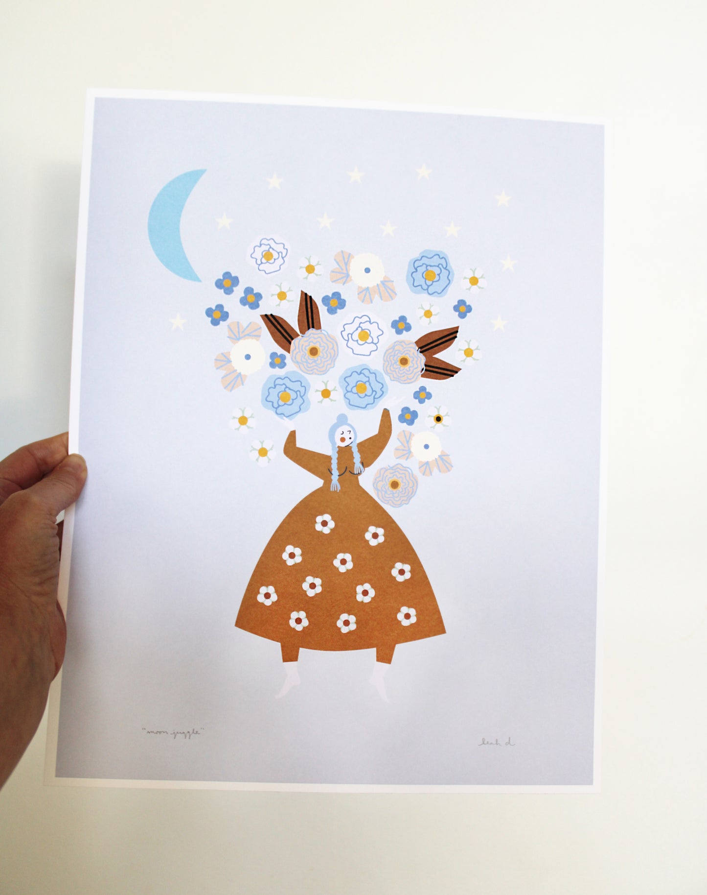Moon Juggle Print