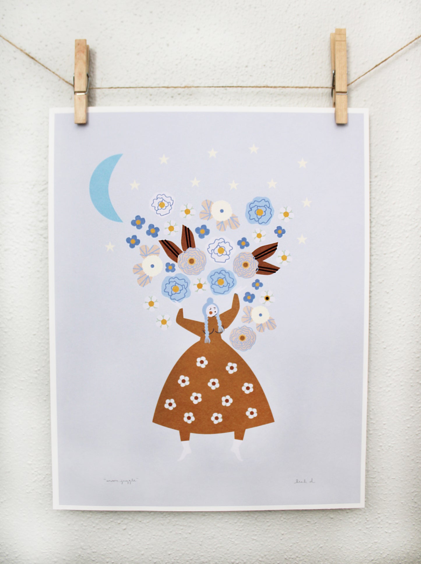 Moon Juggle Print