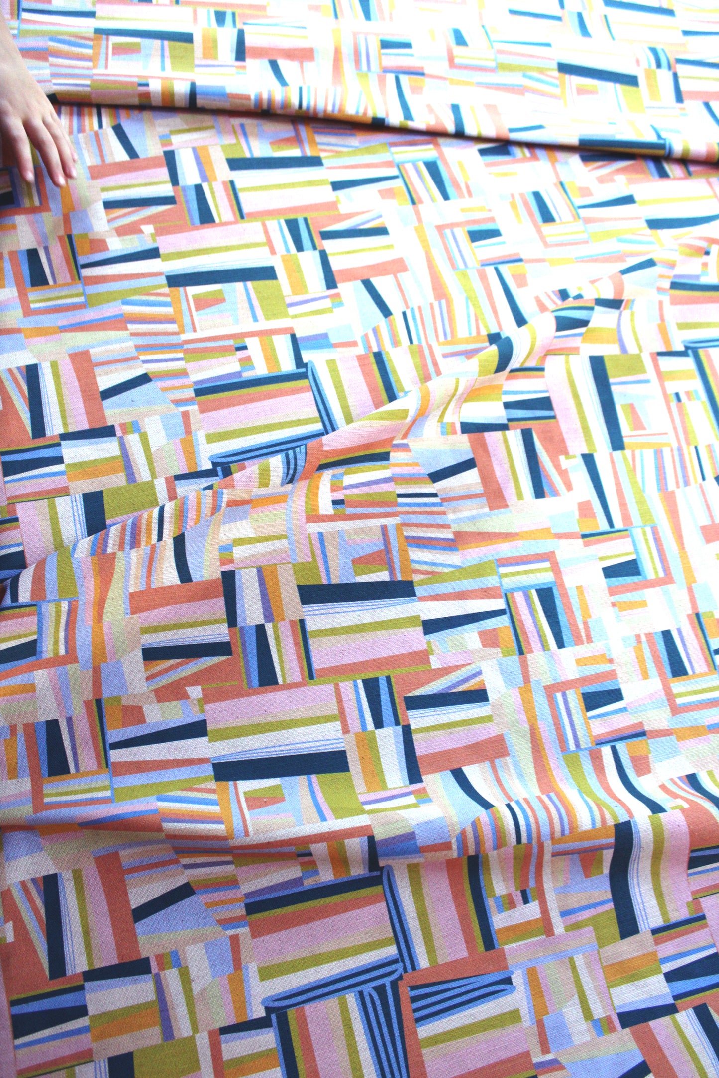 Crops Cotton Linen Fabric Sand