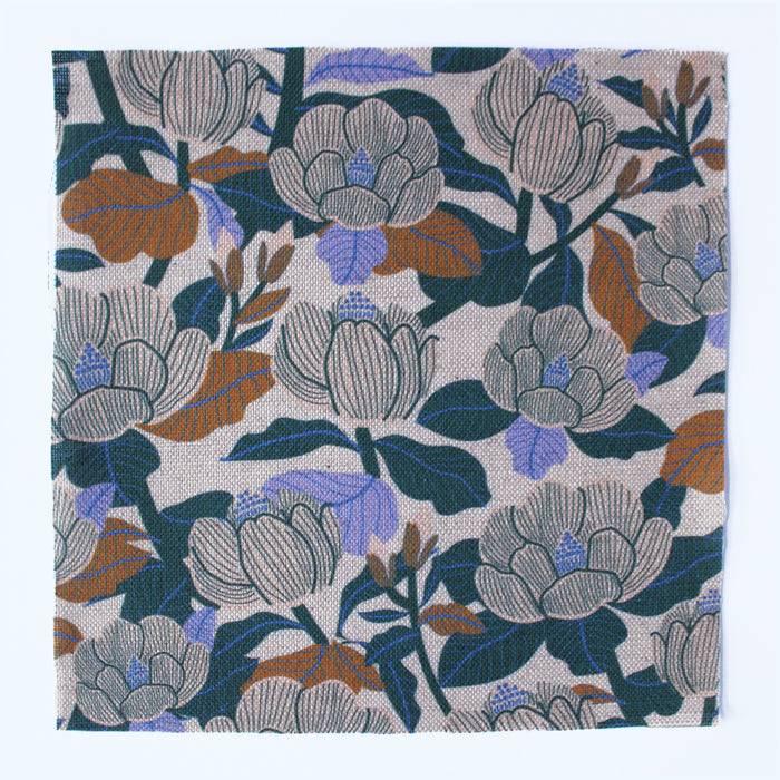 Magnolia Cotton Linen Fabric Morning Glory