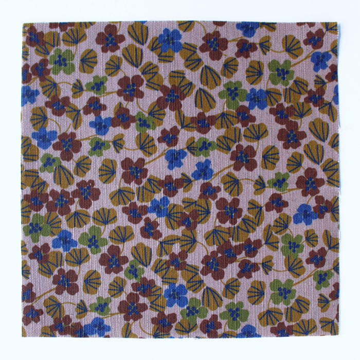 Nasturtium Cotton Linen Fabric Blush