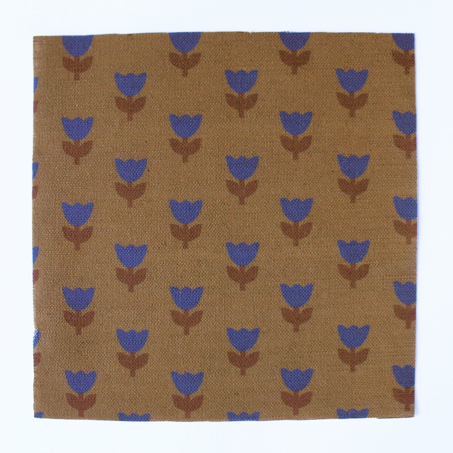 Tulip Tango Cotton Linen Fabric Brown