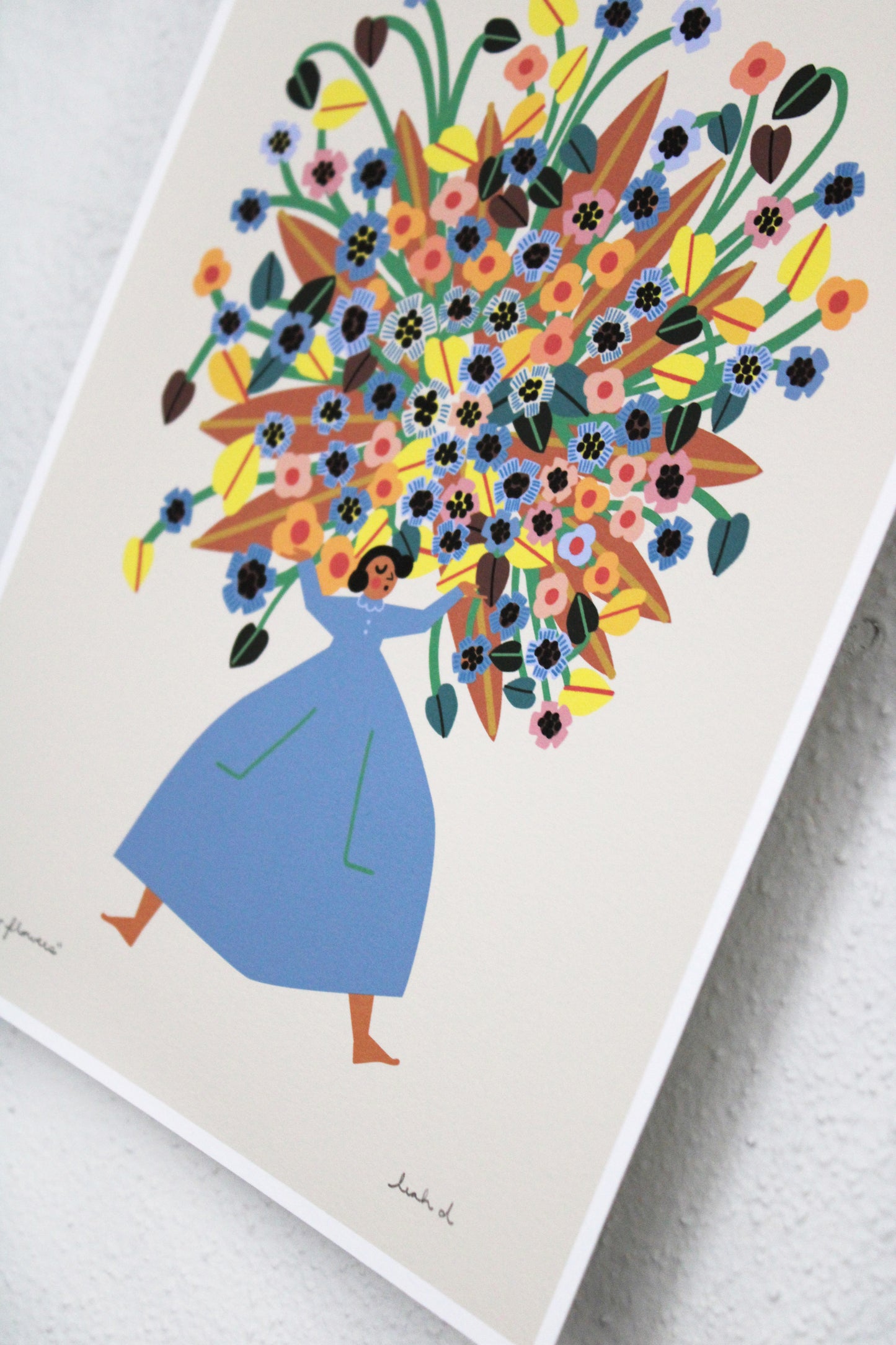 A Few Flowers Print