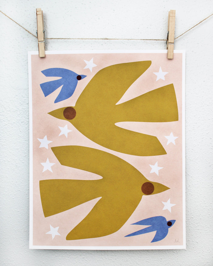 Free Bird Print Leah Duncan