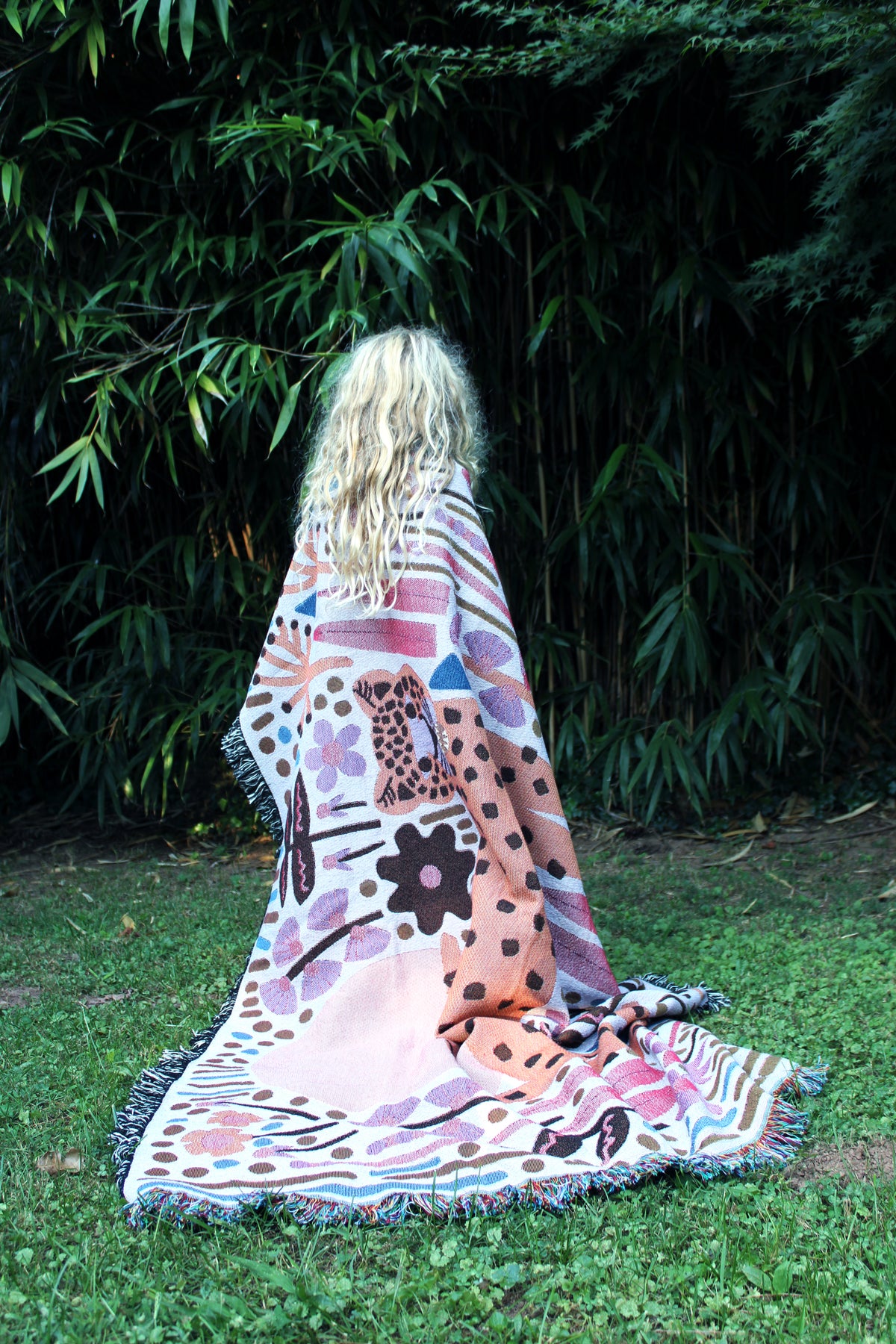 Cheetah Purr Throw Blanket Tapestry