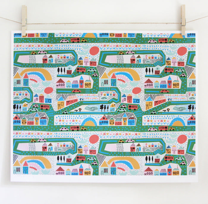 City Planning Spring Print vendor-unknown