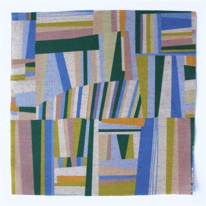 Crops Cotton Linen Fabric Seafoam