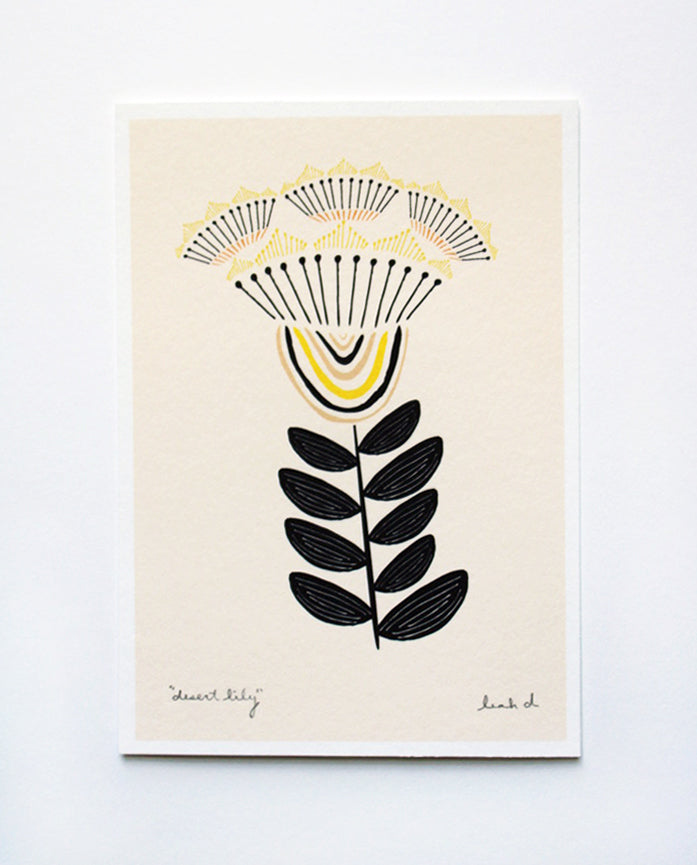 Desert Lily Print vendor-unknown