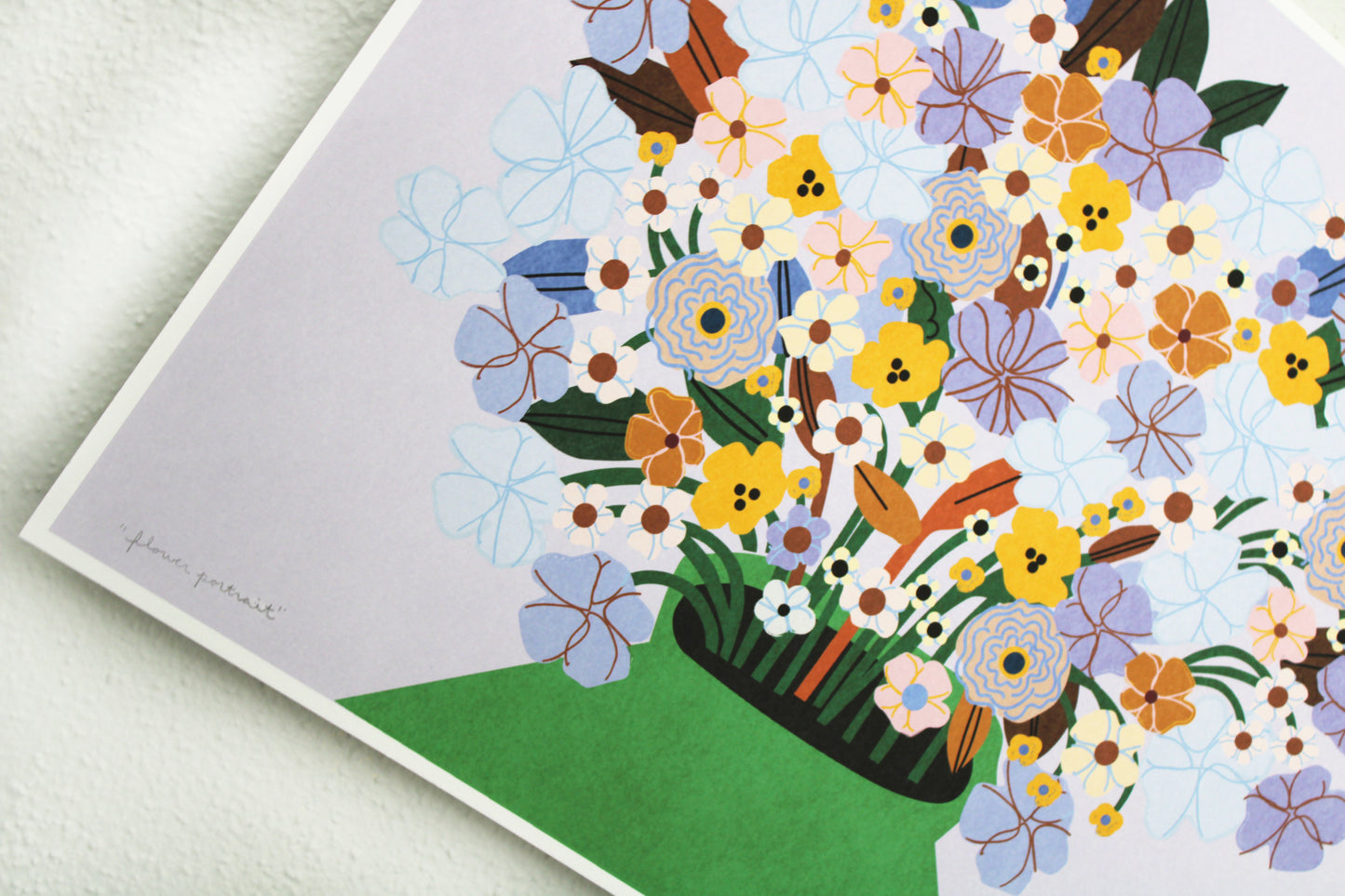 Flower Portrait Print