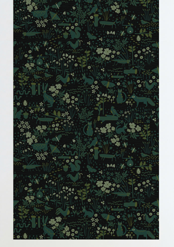 Garden Friends Wallpaper Black Forest