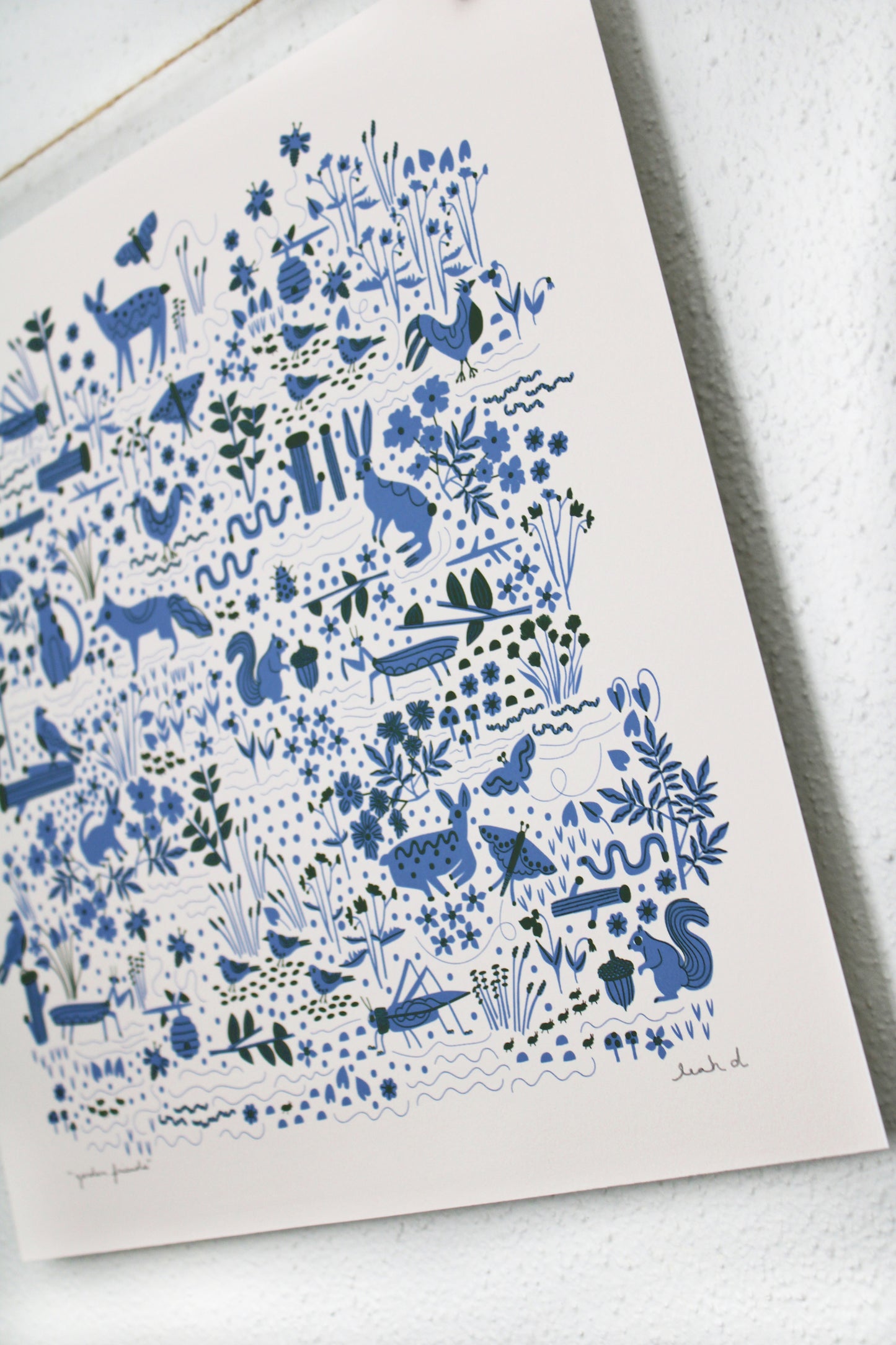 Garden Friends Print