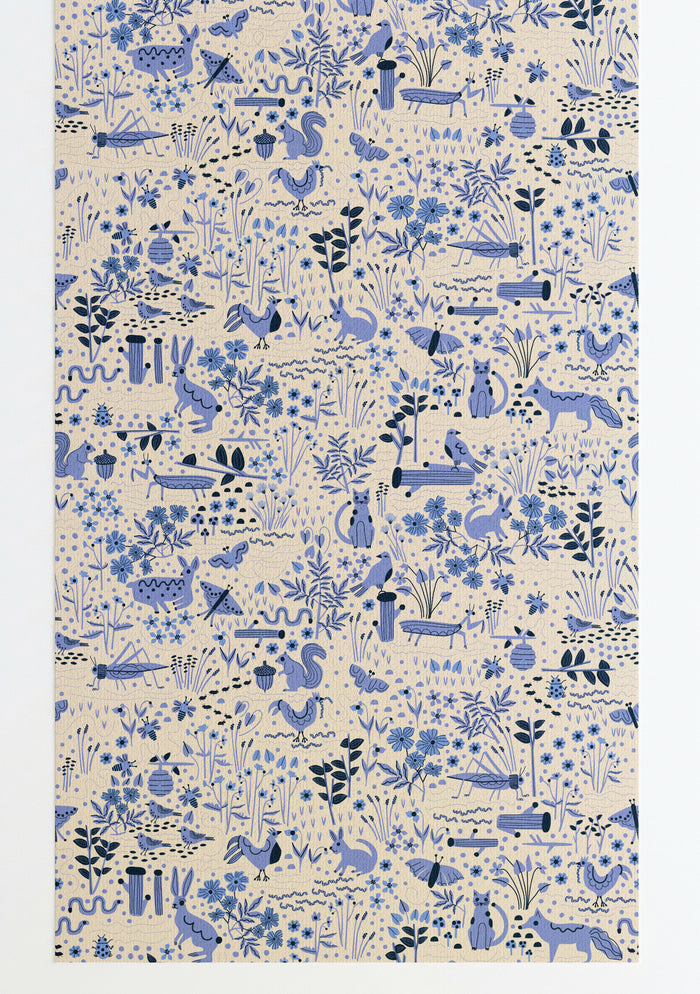 Garden Friends Wallpaper Toile