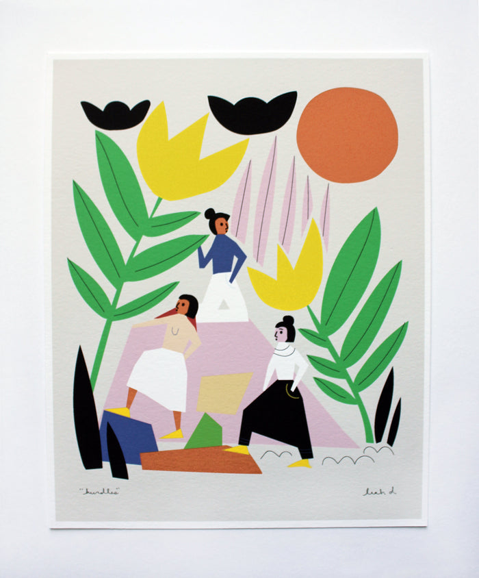 Hurdles Print vendor-unknown