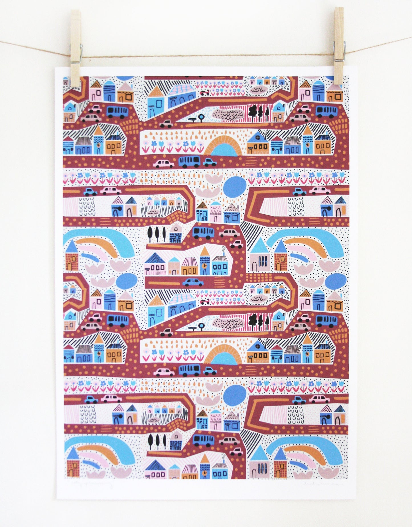 City Planning Autumn Print