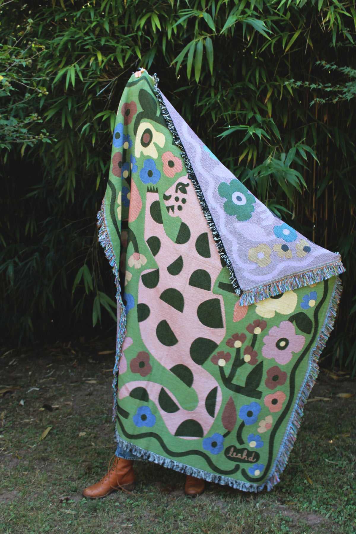Jaguar Roar Big Cat Blanket Tapestry