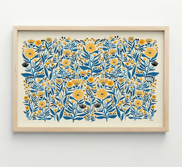 Marigold Large or Framed Horizontal Print Leah Duncan