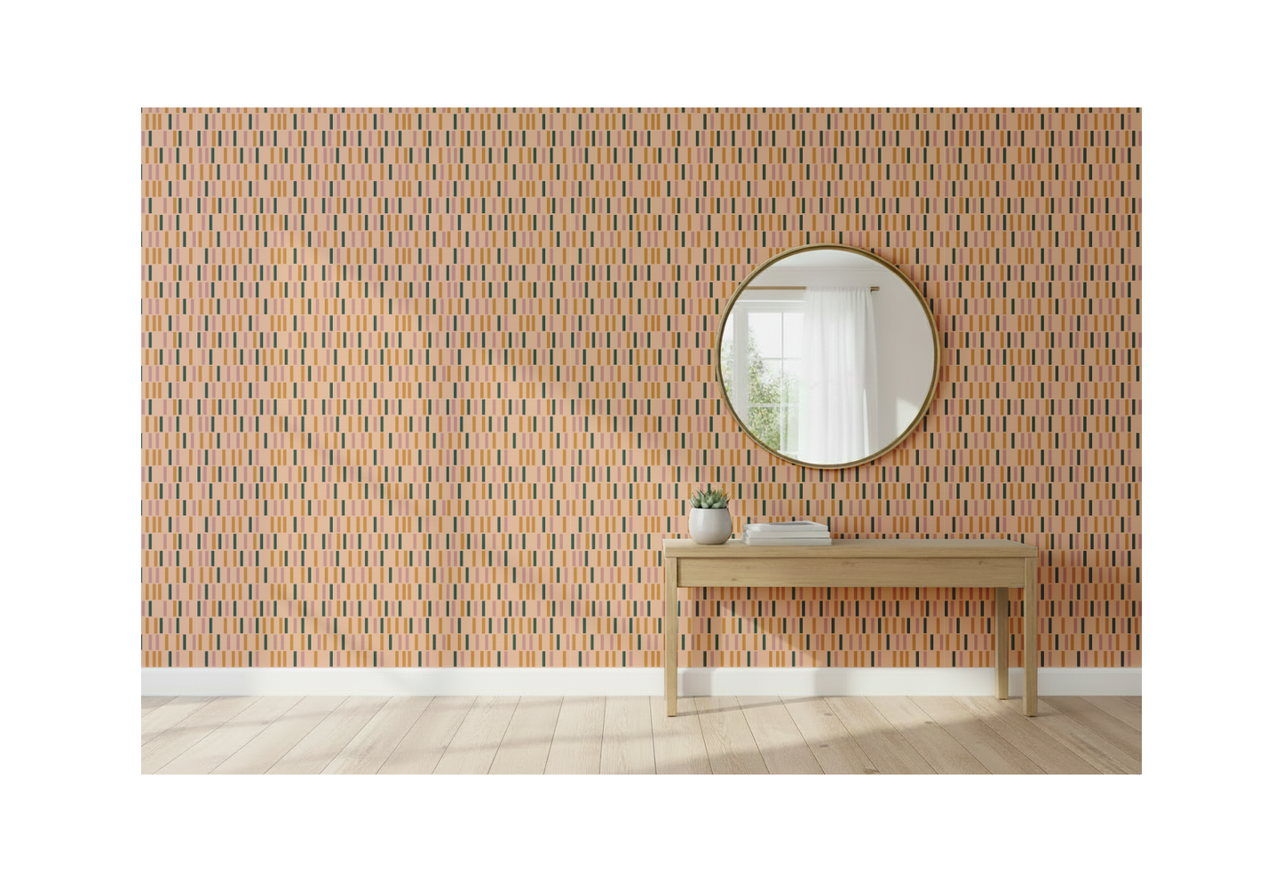 Latitude Wallpaper Peach
