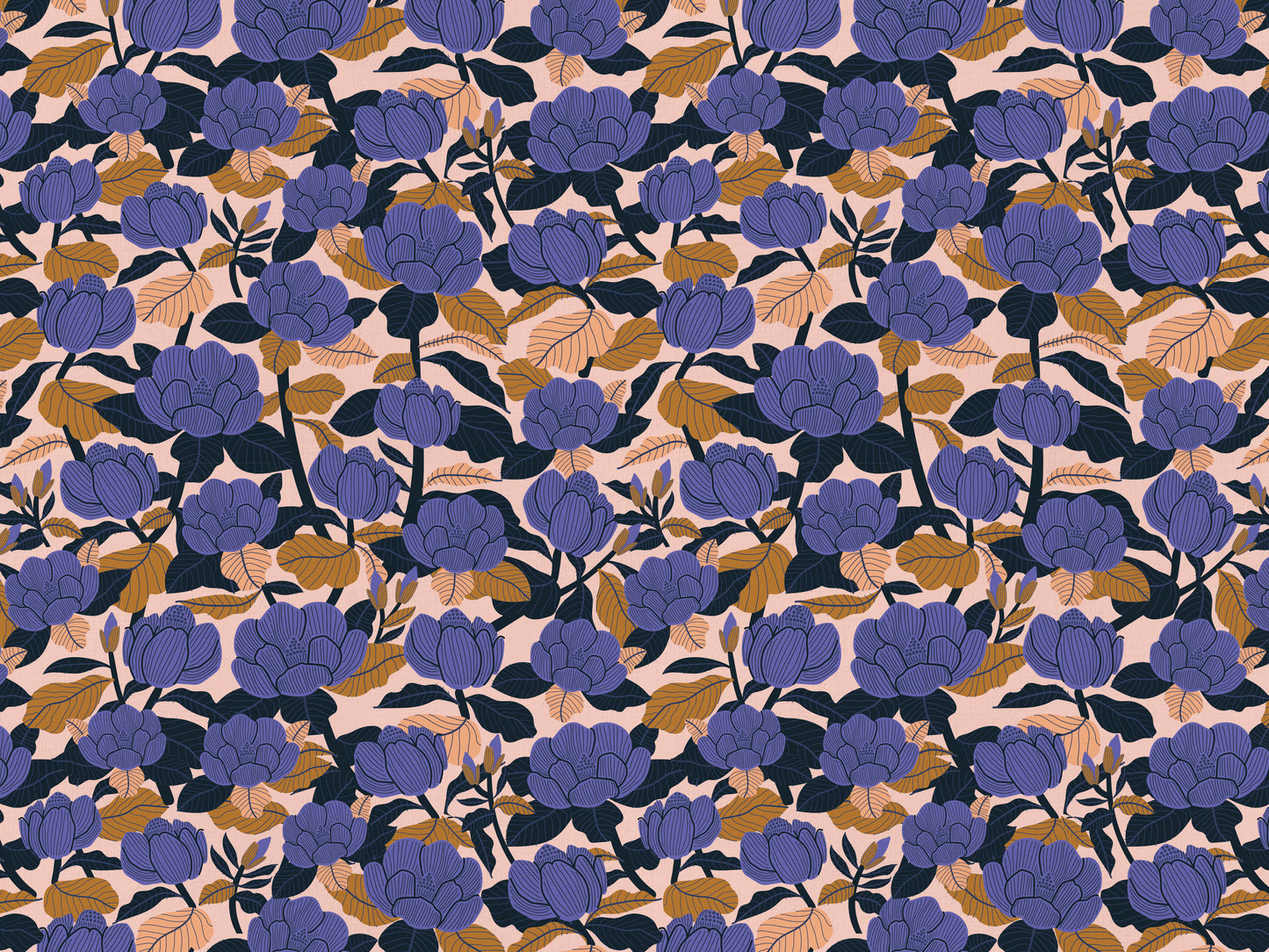 Magnolia Cotton Linen Fabric Dew