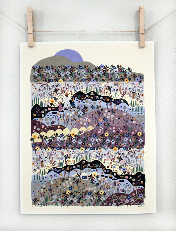 Moon Walk Print Leah Duncan
