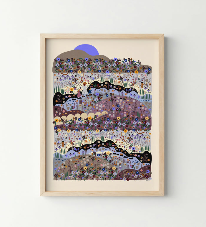 Moon Walk Large or Framed Print Leah Duncan