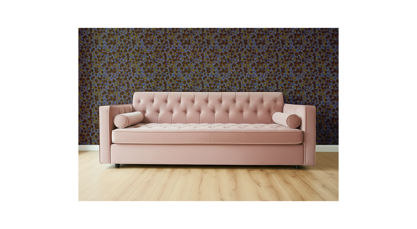 Nasturtium Wallpaper Brown