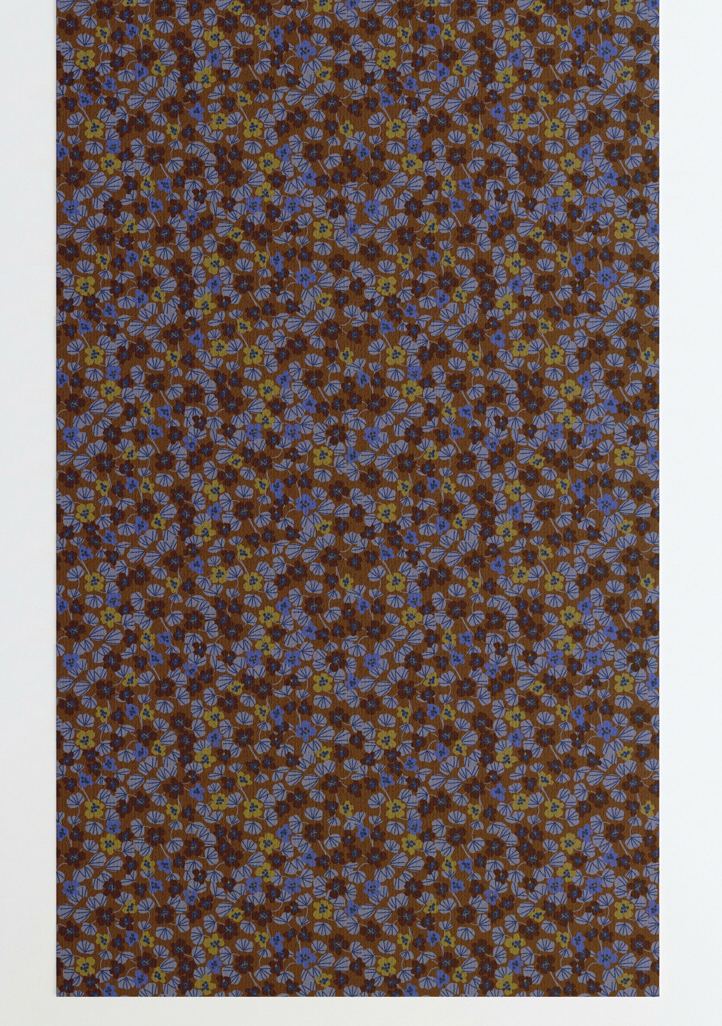Nasturtium Wallpaper Brown