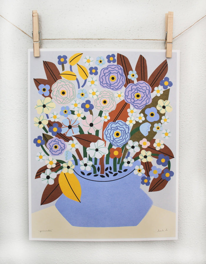 Periwinkle Print Leah Duncan