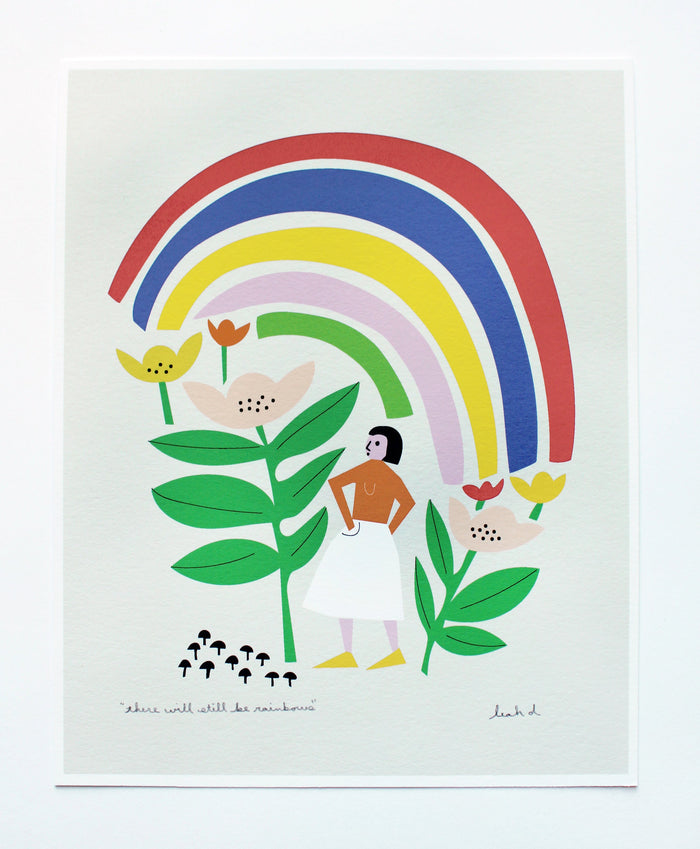There Will Still Be Rainbows Print vendor-unknown