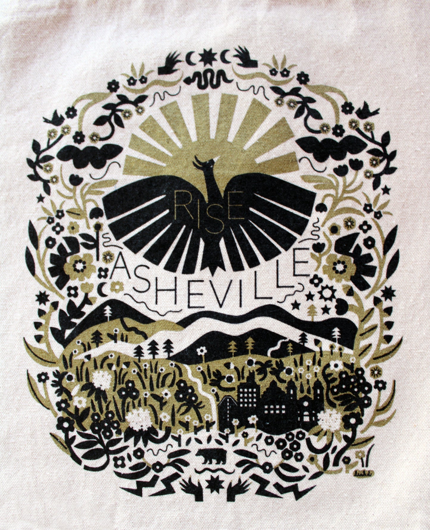 Rise Asheville Tote Bag