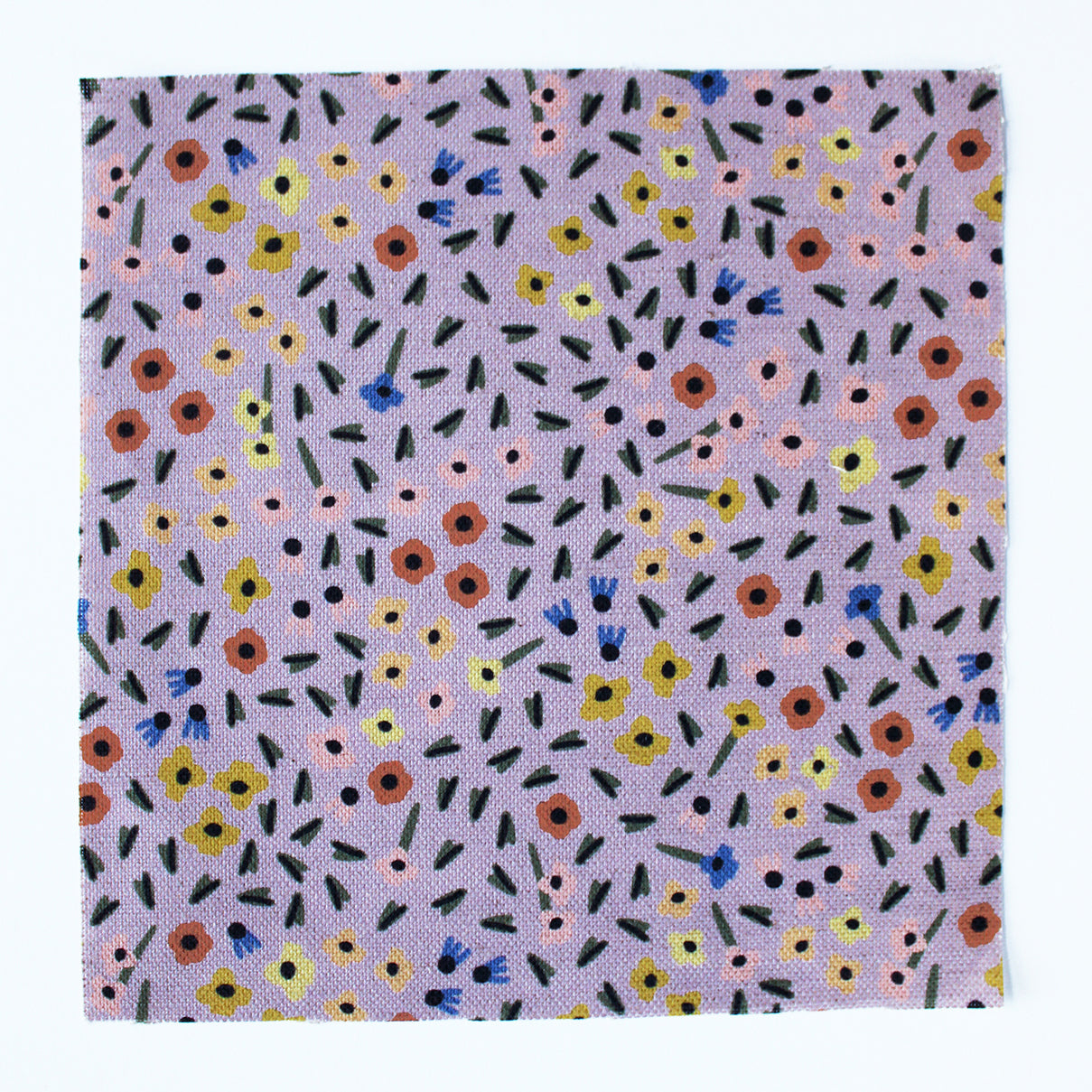 Seed Speckle Cotton Linen Fabric Periwinkle